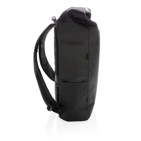 Urban Lite Anti-Diebstahl-Rucksack schwarz bedrucken, Art.-Nr. P705.501