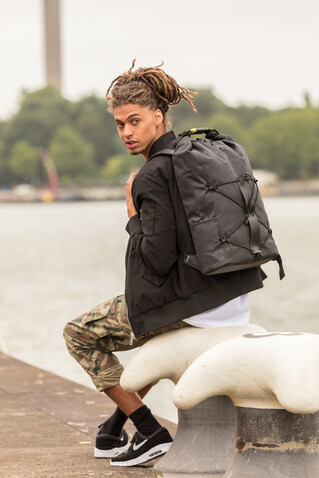 Urban Lite Anti-Diebstahl-Rucksack anthrazit bedrucken, Art.-Nr. P705.501
