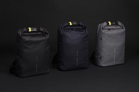 Urban Lite Anti-Diebstahl-Rucksack anthrazit bedrucken, Art.-Nr. P705.501