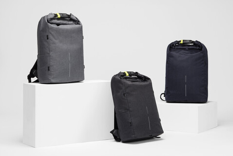 Urban Lite Anti-Diebstahl-Rucksack anthrazit bedrucken, Art.-Nr. P705.501
