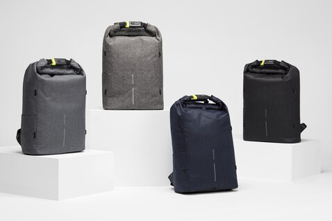 Urban Lite Anti-Diebstahl-Rucksack anthrazit bedrucken, Art.-Nr. P705.501