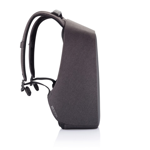 Bobby Hero XL Anti-Diebstahl-Rucksack schwarz, grau bedrucken, Art.-Nr. P705.711