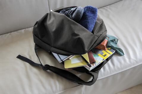 Büro- und Sportrucksack anthrazit bedrucken, Art.-Nr. P732.041