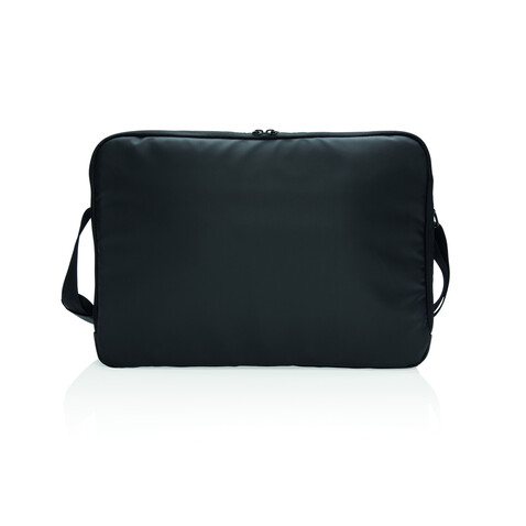 Madrid RFID USB 15.6&quot; Laptoptasche, PVC-frei schwarz, schwarz bedrucken, Art.-Nr. P732.361