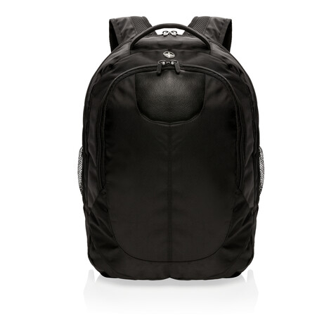 Outdoor Laptop Rucksack schwarz bedrucken, Art.-Nr. P742.010