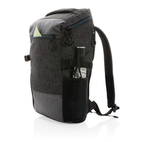 900D Easy Access 15.6&quot; Laptop-Rucksack, PVC-frei schwarz bedrucken, Art.-Nr. P760.071