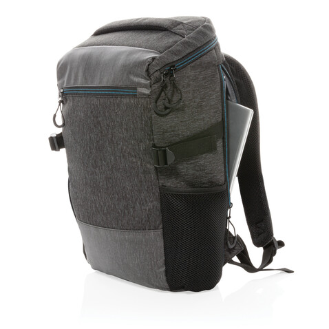 900D Easy Access 15.6&quot; Laptop-Rucksack, PVC-frei schwarz bedrucken, Art.-Nr. P760.071