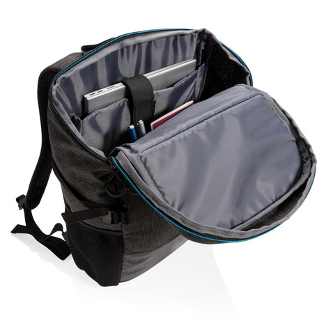 900D Easy Access 15.6&quot; Laptop-Rucksack, PVC-frei schwarz bedrucken, Art.-Nr. P760.071