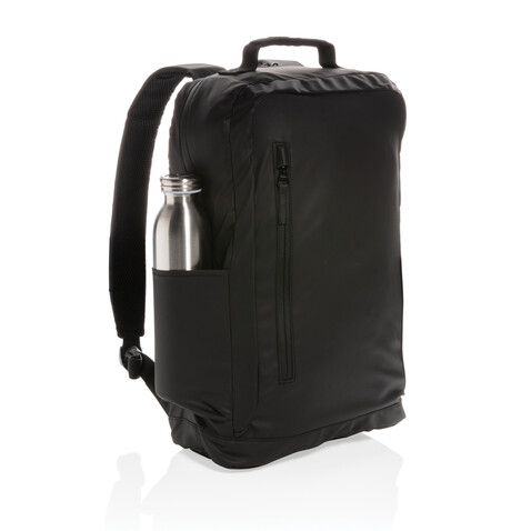 Fashion schwarzer 15.6&quot; Laptop-Rucksack, PVC-frei schwarz bedrucken, Art.-Nr. P760.131