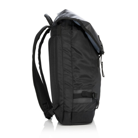 17” Outdoor Laptop Rucksack schwarz bedrucken, Art.-Nr. P762.100