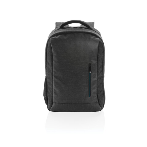 900D Laptop-Rucksack, PVC-frei schwarz bedrucken, Art.-Nr. P762.411