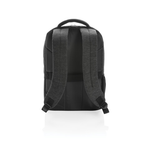 900D Laptop-Rucksack, PVC-frei schwarz bedrucken, Art.-Nr. P762.411