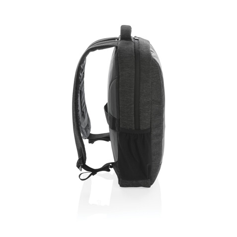 900D Laptop-Rucksack, PVC-frei schwarz bedrucken, Art.-Nr. P762.411