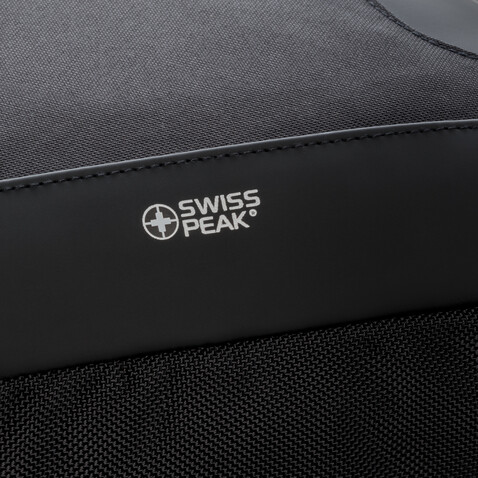 Swiss Peak RFID 15&quot; Laptop-Trage-Tasche PVC-frei schwarz bedrucken, Art.-Nr. P762.451