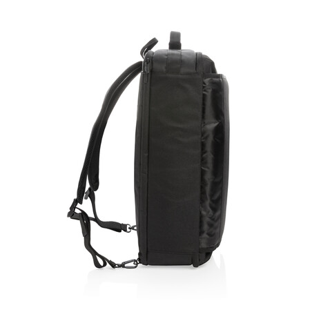 Swiss Peak wandelbarer Rucksack, PVC-frei schwarz bedrucken, Art.-Nr. P762.581