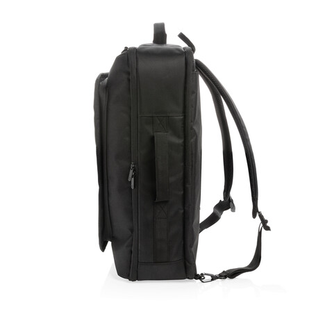 Swiss Peak wandelbarer Rucksack, PVC-frei schwarz bedrucken, Art.-Nr. P762.581