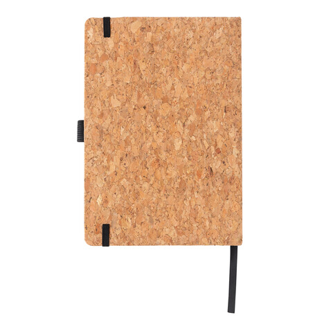 Kork Hardcover Notizbuch A5 braun bedrucken, Art.-Nr. P774.249