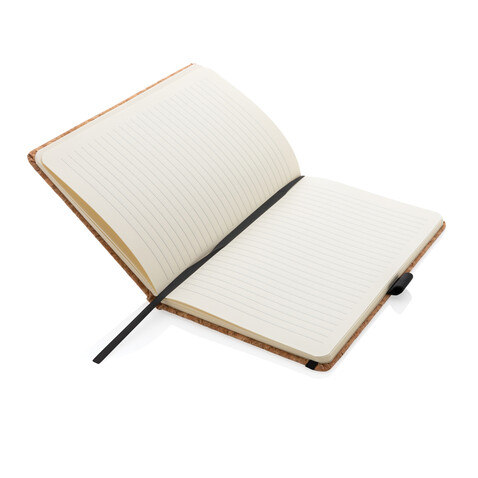 Kork Hardcover Notizbuch A5 braun bedrucken, Art.-Nr. P774.249