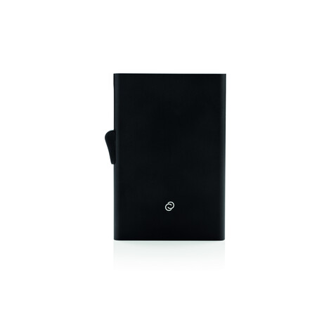 C-Secure Aluminium RFID Kartenhalter schwarz bedrucken, Art.-Nr. P820.491