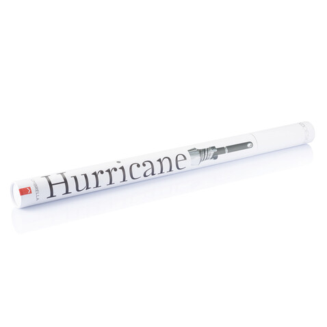 Hurricane Sturm Regenschirm grau bedrucken, Art.-Nr. P850.502