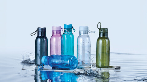 Avira Atik RCS recycelte PET-Flasche 500ml lila bedrucken, Art.-Nr. P438.039