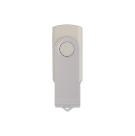 4GB USB-Stick Twister - Weiss bedrucken, Art.-Nr. LT26402-N0001