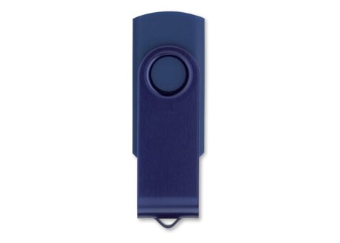 8GB USB-Stick Twister - Dunkelblau bedrucken, Art.-Nr. LT26403-N0010