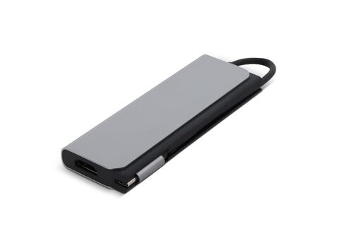 2651 | PowerHub HDMI - Gun metal - light bedrucken, Art.-Nr. LT40327-N0034