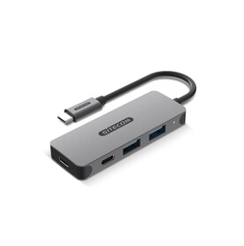 Sitecom CN-5010 USB-C to 2x USB-A + 2x USB-C Hub - Grau bedrucken, Art.-Nr. LT40605-N0061