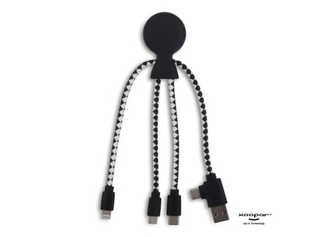 2067 | Xoopar Mr. Bio Wheat Eco-Friendly Cable - Schwarz bedrucken, Art.-Nr. LT41003-N0002