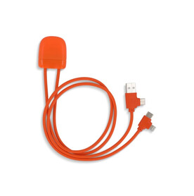 Xoopar Ice-C Charging cable - Orange bedrucken, Art.-Nr. LT41018-N0026
