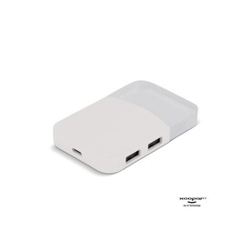 2598 | Xoopar iLo Mini Hub– 4 in 1 Adapter – USB 2.0 Data Transfer - Splitter - Weiss bedrucken, Art.-Nr. LT41309-N0001