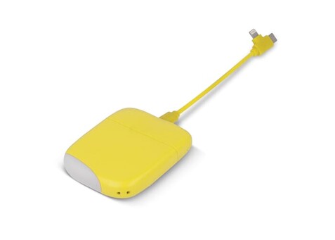 Xoopar ICE P Powerbank 5000mAh - Gelb bedrucken, Art.-Nr. LT41412-N0041