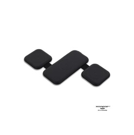 3188 | Xoopar Trafold 3 Wireless charger 15W - Schwarz bedrucken, Art.-Nr. LT41505-N0002