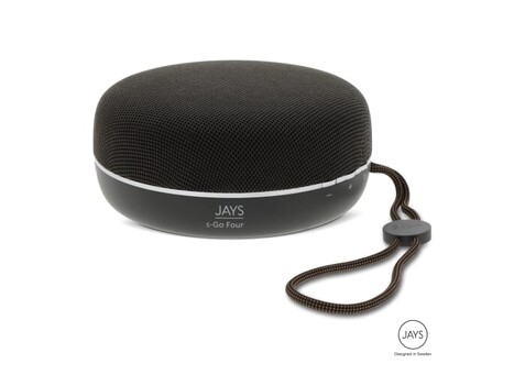 T00521 | Jays S-Go Four TWS Bluetooth Speaker 10W - Schwarz bedrucken, Art.-Nr. LT45306-N0002