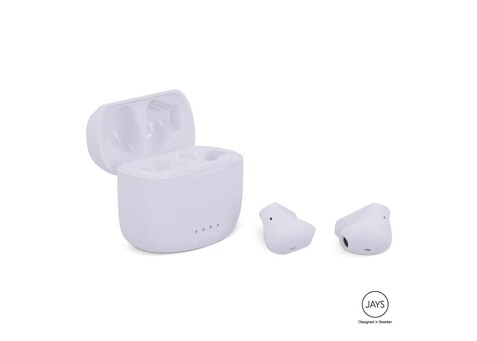 T00258 | Jays T-Five Bluetooth-Ohrhörer - Weiss bedrucken, Art.-Nr. LT45309-N0001 T00258 | Jays T-Five Bluetooth-Ohrhörer - Weiss bedrucken, Art.-Nr. LT45309-N0001