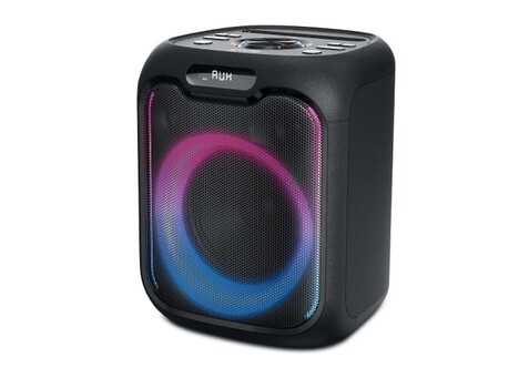 M-1803 | Muse Party-Lautsprecher mit Mikrofon 150W - Schwarz bedrucken, Art.-Nr. LT45814-N0002