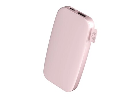 2PB6100 | Fresh &#039;n Rebel Powerbank 6.000mAh USB-C - Pastellrosa bedrucken, Art.-Nr. LT49401-N0079