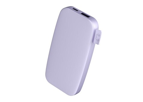 2PB6100 | Fresh &#039;n Rebel Powerbank 6.000mAh USB-C - Lila bedrucken, Art.-Nr. LT49401-N0071