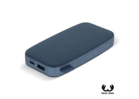 2PB6100 | Fresh &#039;n Rebel Powerbank 6.000mAh USB-C - Dive Blue bedrucken, Art.-Nr. LT49401-N0048