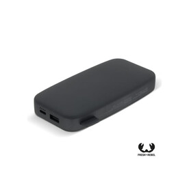 2PB12100 | Fresh &amp;#039;n Rebel Powerbank 12.000mAh USB-C Ultra Fast Charging 20W - Dunkelgrau bedrucken, Art.-Nr. LT49402-N0060