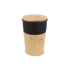 Schreibtischbecher Wien 300ml - Schwarz bedrucken, Art.-Nr. LT51105-N0002