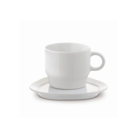 Tasse Dreieck Teller Satellite 180ml - Weiss bedrucken, Art.-Nr. LT51381-N0001 Tasse Dreieck Teller Satellite 180ml - Weiss bedrucken, Art.-Nr. LT51381-N0001