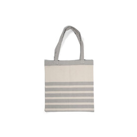 Sagaform Ella Hamam Baumwolltasche 41x38 cm - Beige bedrucken, Art.-Nr. LT52000-N0055