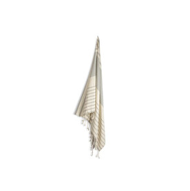 Sagaform Ella Hamam-Handtuch Bio-Baumwolle 90x170cm - Beige bedrucken, Art.-Nr. LT52008-N0055 Sagaform Ella Hamam-Handtuch Bio-Baumwolle 90x170cm - Beige bedrucken, Art.-Nr. LT52008-N0055