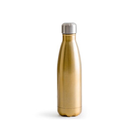 Sagaform Nils Stahlflasche 500ml - Gold bedrucken, Art.-Nr. LT52017-N0006