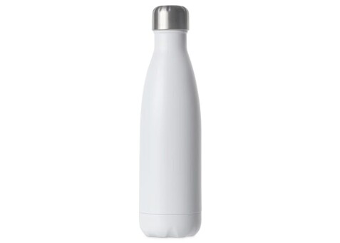 Sagaform Nils Stahlflasche 500ml - Weiss bedrucken, Art.-Nr. LT52017-N0001 Sagaform Nils Stahlflasche 500ml - Weiss bedrucken, Art.-Nr. LT52017-N0001