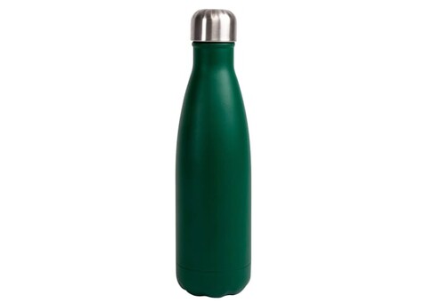 Sagaform Nils Stahlflasche Pulverbeschichtet 500 ml - Dunkelgrün bedrucken, Art.-Nr. LT52029-N0030 Sagaform Nils Stahlflasche Pulverbeschichtet 500 ml - Dunkelgrün bedrucken, Art.-Nr. LT52029-N0030