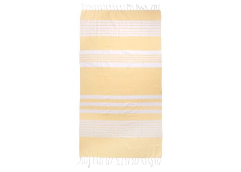 Sagaform Ella Hamam-Handtuch Bio-Baumwolle 145x250cm - Gelb bedrucken, Art.-Nr. LT52051-N0041