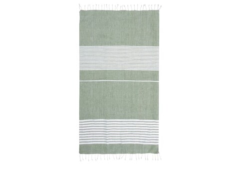 Sagaform Ella Hamam-Handtuch Bio-Baumwolle 145x250cm - Grün bedrucken, Art.-Nr. LT52051-N0031 Sagaform Ella Hamam-Handtuch Bio-Baumwolle 145x250cm - Grün bedrucken, Art.-Nr. LT52051-N0031